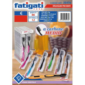 FATIGATI SPAZZOLINO X DENTI A CARBONE  M