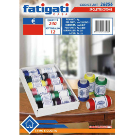 FATIGATI SPOLETTE COTONE COLORE ASS.