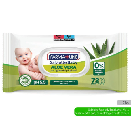 FARMALINE SALVIETTE 72PZ ALOE