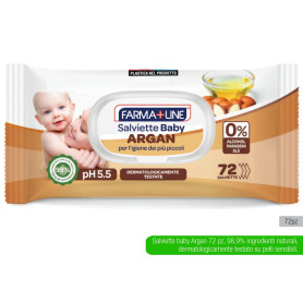 FARMALINE SALVIETTE 72PZ BABY ARGAN