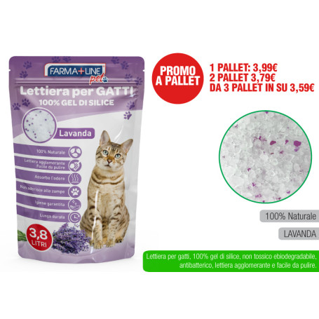 IRGE LETTIERA GATTI LAVANDA GEL 3,8L