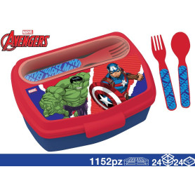 EOL FOOD PORTAPRANZO C/POSATE AVENGERS