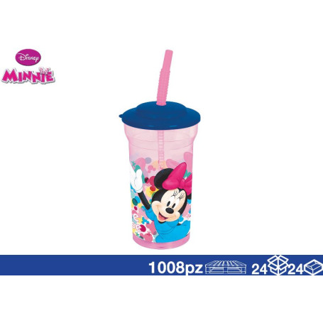 EOL FOOD BICCHIERE C/CANN 460ML MINNIE