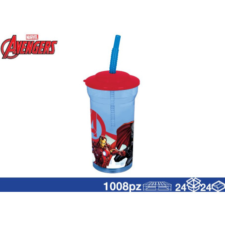 EOL FOOD BICCHIERE C/CANN 460ML AVENGERS