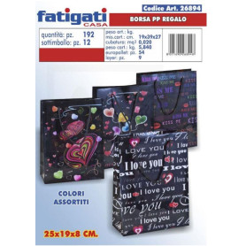 FATIGATI BORSA REGALO 25X19X8