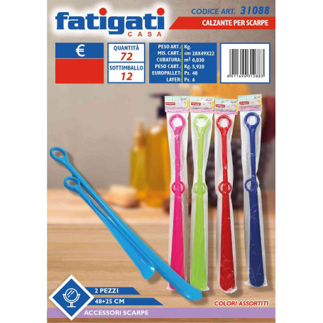 FATIGATI CALZANTE X SCARPE 2PZ 48+25 CM.