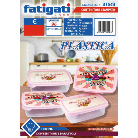 FATIGATI CONTENITORE PLASTICA 1300 ML.