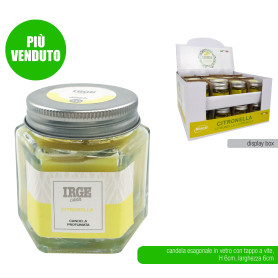 IRGE CANDELA CITRONELLA ESAG+TAPPO A VIT