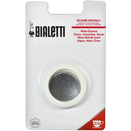 BIALETTI MOKA GUARN + FILTRO 3/4TZ