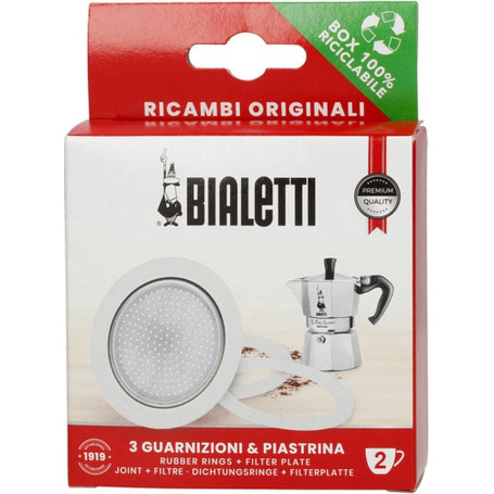 BIALETTI MOKA GUARN + FILTRO 2TZ