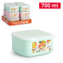 PLASTICFORTE CONTEN BENTO QUADRATO 700ML