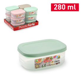 PLASTICFORTE CONTEN BENTO RETTANG 280ML