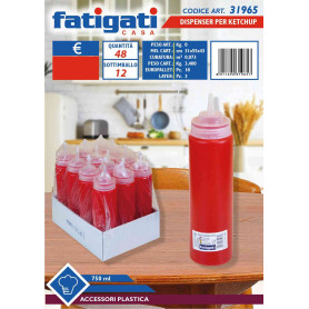 FATIGATI BOTTIGLIA DISPENSER KETCHUP 750