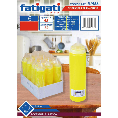 FATIGATI BOTTIGLIA DISPENSER MAYON 750ML