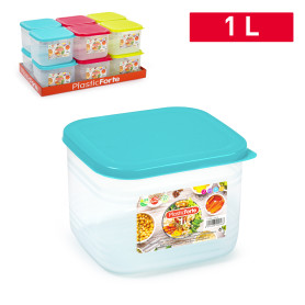 PLASTICFORTE CONTEN BENTO QUADRATO 1LT