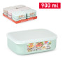 PLASTICFORTE CONTEN BENTO RETTANG 900ML