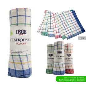 IRGE SET 6 STROFINACCIO 50X70 QUADRI-RIG