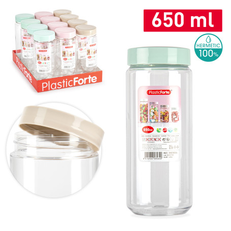 PLASTICFORTE BARATTOLO MONTECARLO 650ML