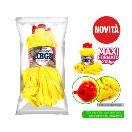 IRGE MOP MICROFIBRA 200GR. MAXI FORMATO