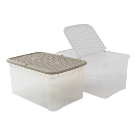 B&F STORAGE BOX MAREA 58X39X29 BIANCO/TO