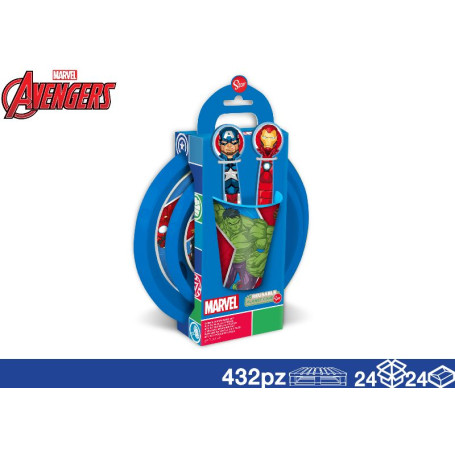 EOL FOOD PIATTI+BICCH+POSAT 5PZ AVENGERS