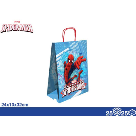 EOL SHOPPER CARTA 24X10X32 SPIDERMAN