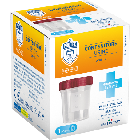 DR. PROTEC CONT. STERILE URINE 120 ML.