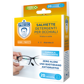 DR. PROTEC SALVIETTE OCCHIALI 20PZ.