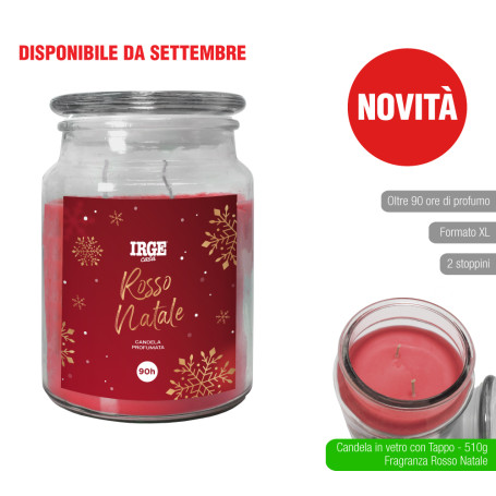 IRGE CANDELA ROSSO NATALE 510GR