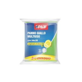 PAIF PANNO GIALLO 34X35 2+1 PZ LIMONE