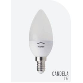 PEGASO LAMPADINA LED C37 5W E14 6000K