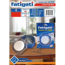 FATIGATI SCATOLA C/SPILLI 200PZ