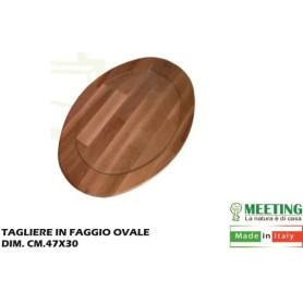 MEETING TAGLIERE FAGGIO OVALE CM47X30X2