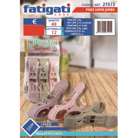 FATIGATI PINZA SUPER JUMBO 3PZ