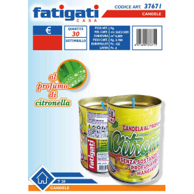 FATIGATI CANDELA CITRONELLA T2