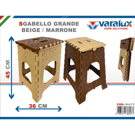 VARALUX SGABELLO PIEGHEVOLE GRANDE