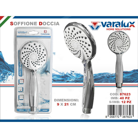 VARALUX SOFFIONE DOCCIA MULTIFUNZIONE