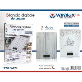 VARALUX BILANCIA DA CUCINA DECORATA