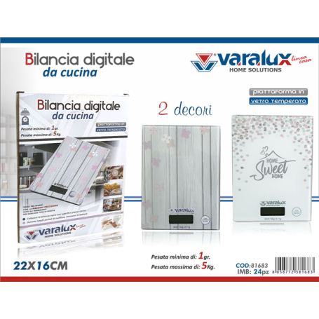 VARALUX BILANCIA DA CUCINA DECORATA