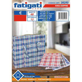 FATIGATI BORSA SHOPPING 50X55X20CM