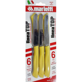 MARIETTI TOP COLTELLO 6PZ CM.11 GIALLO