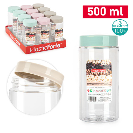 PLASTICFORTE BARATTOLO MONTECARLO 500ML