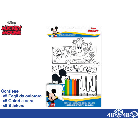 EOL ALBUM DA COL. + COLORI 20X29 MICKEY