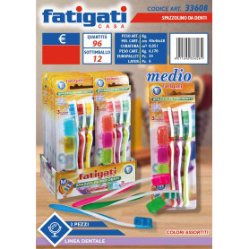 FATIGATI SPAZZOLINO DA DENTI 3PZ MEDIO