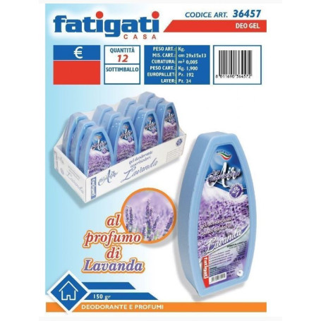 FATIGATI DEO GEL 150GR AROMA LAVANDA