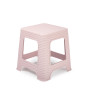 PLASTICFORTE SGABELLO RATTAN ROSA PICCOL