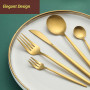 BAVARIA SET POSATE 24PZ GOLD ART.2103C