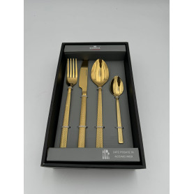 BAVARIA SET POSATE 24PZ GOLD ART.4126