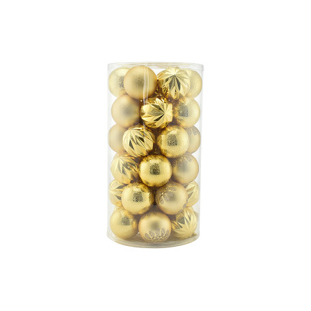 PARTENOPE SET 41PZ SFERE 6CM ORO