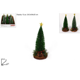 DUE ESSE ALBERO GLITTERATO VERDE 2ASS